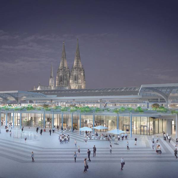Visualisierung Ausbau Kölner Hauptbahnhof am Breslauer Platz