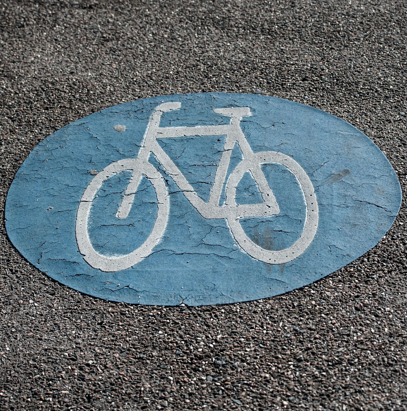 Piktogramm für einen Radweg.