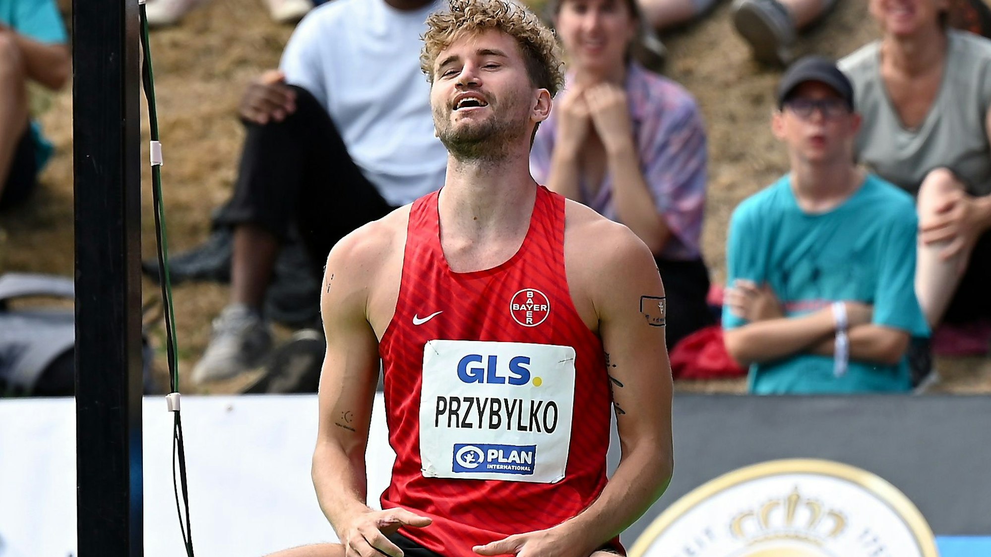 28.08.2022, Leichtathletik-Leverkusen
Hochsprung
Przybylko (gerisdsen)
Foto: uli Herhaus