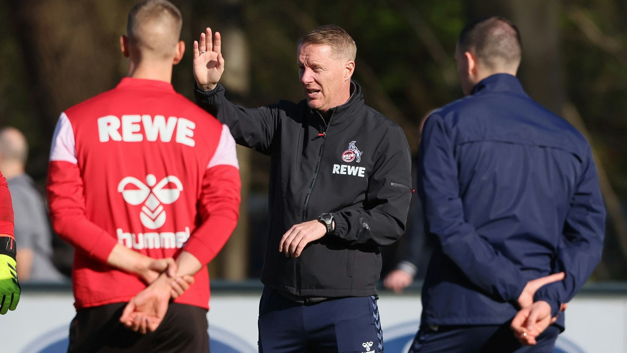 1. FC Köln, Training, Timo Schultz (1. FC Köln), 25.03.2024, Bild: Herbert Bucco