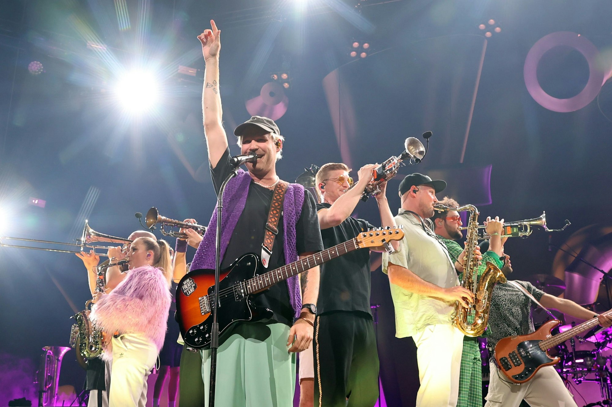 Querbeat auf der Bühne.