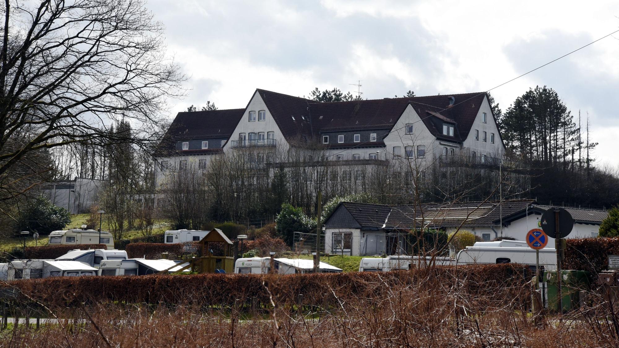 Das leerstehende VdK-Heim am Bruchersee in Marienheide.