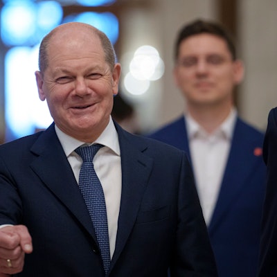 Bundeskanzler Olaf Scholz ist mit seinem Team nun bei Tiktok aktiv. Zunächst gab es Bedenken, ob Politiker beim chinesischen Netzwerk aktiv sein sollten. (Archivbild)