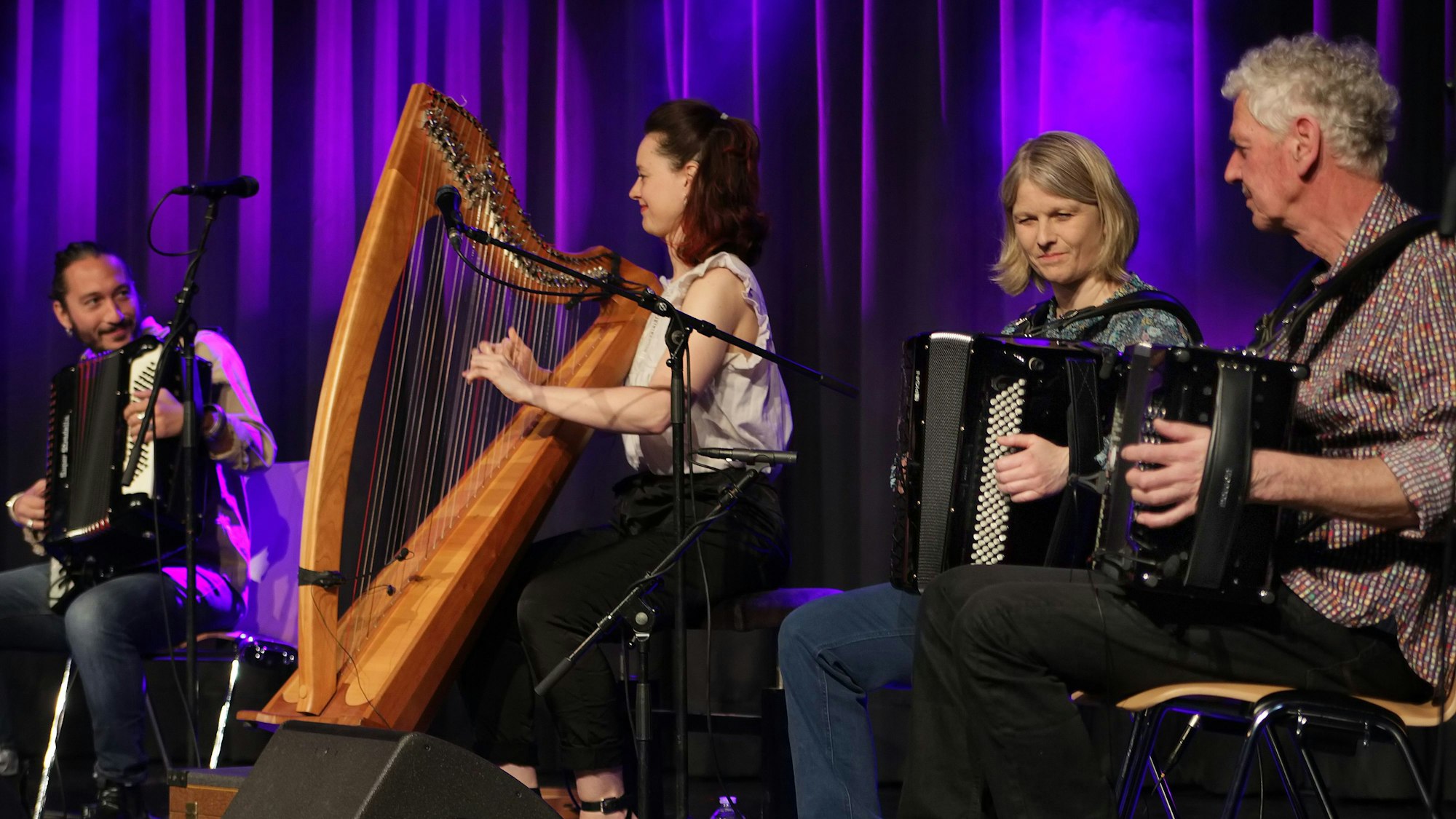 Musiker auf der Akkordeonale in Kerpen.
