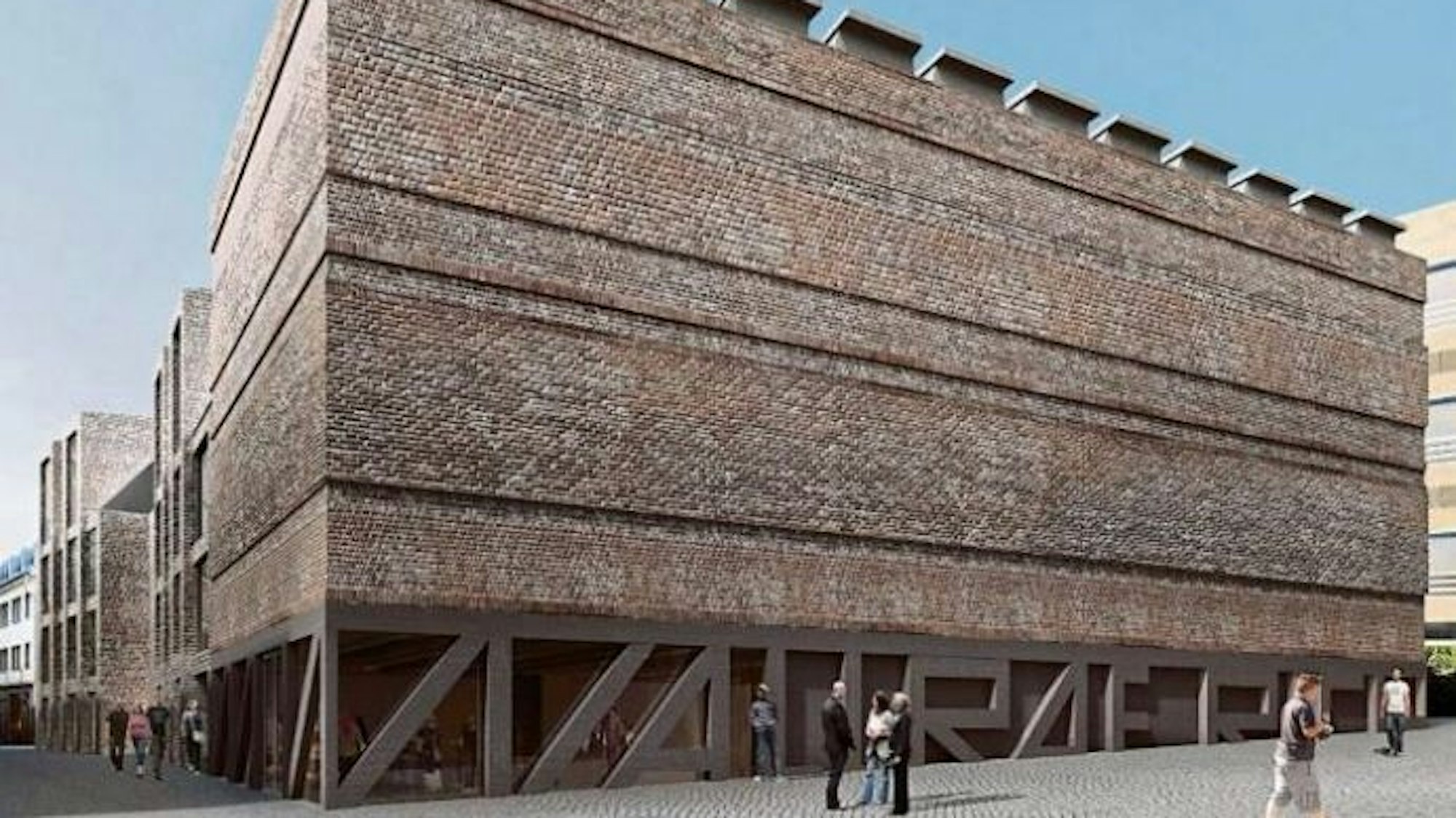 So soll der Erweiterungsbau für das Wallraf-Richartz-Museum aussehen.