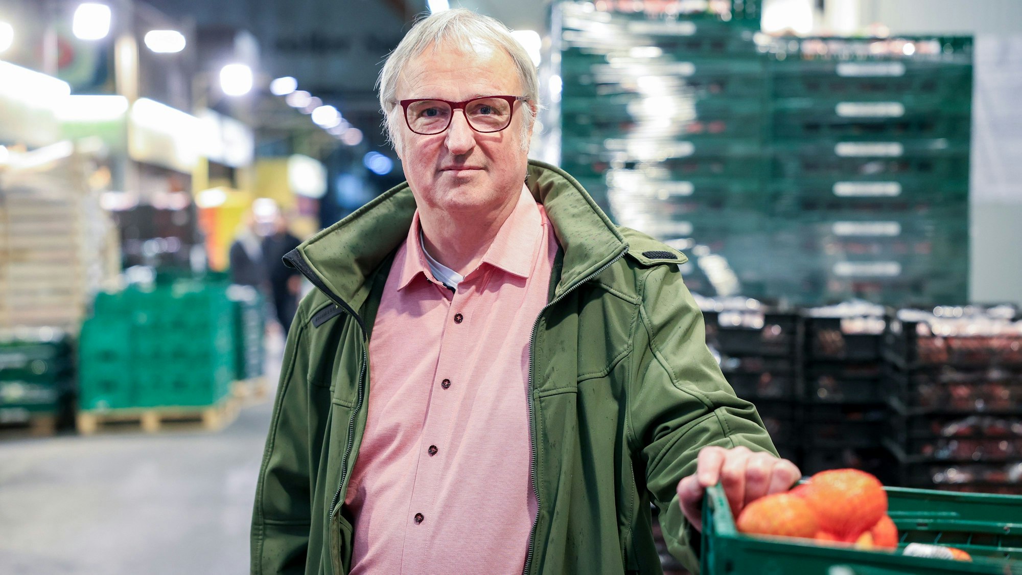 Michael Rieke in der Großmarkthalle.
