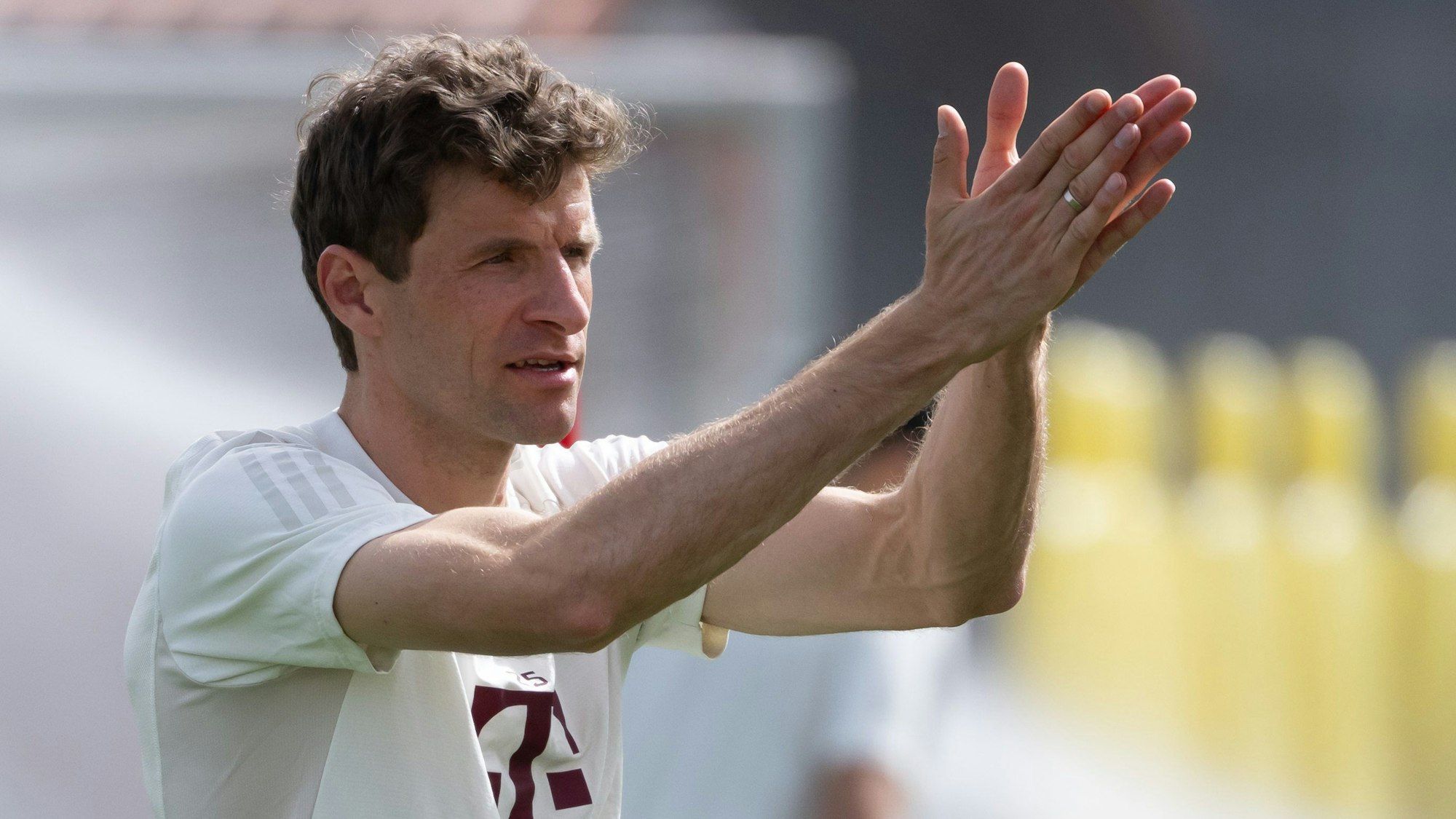 Thomas Müller von München in Aktion.