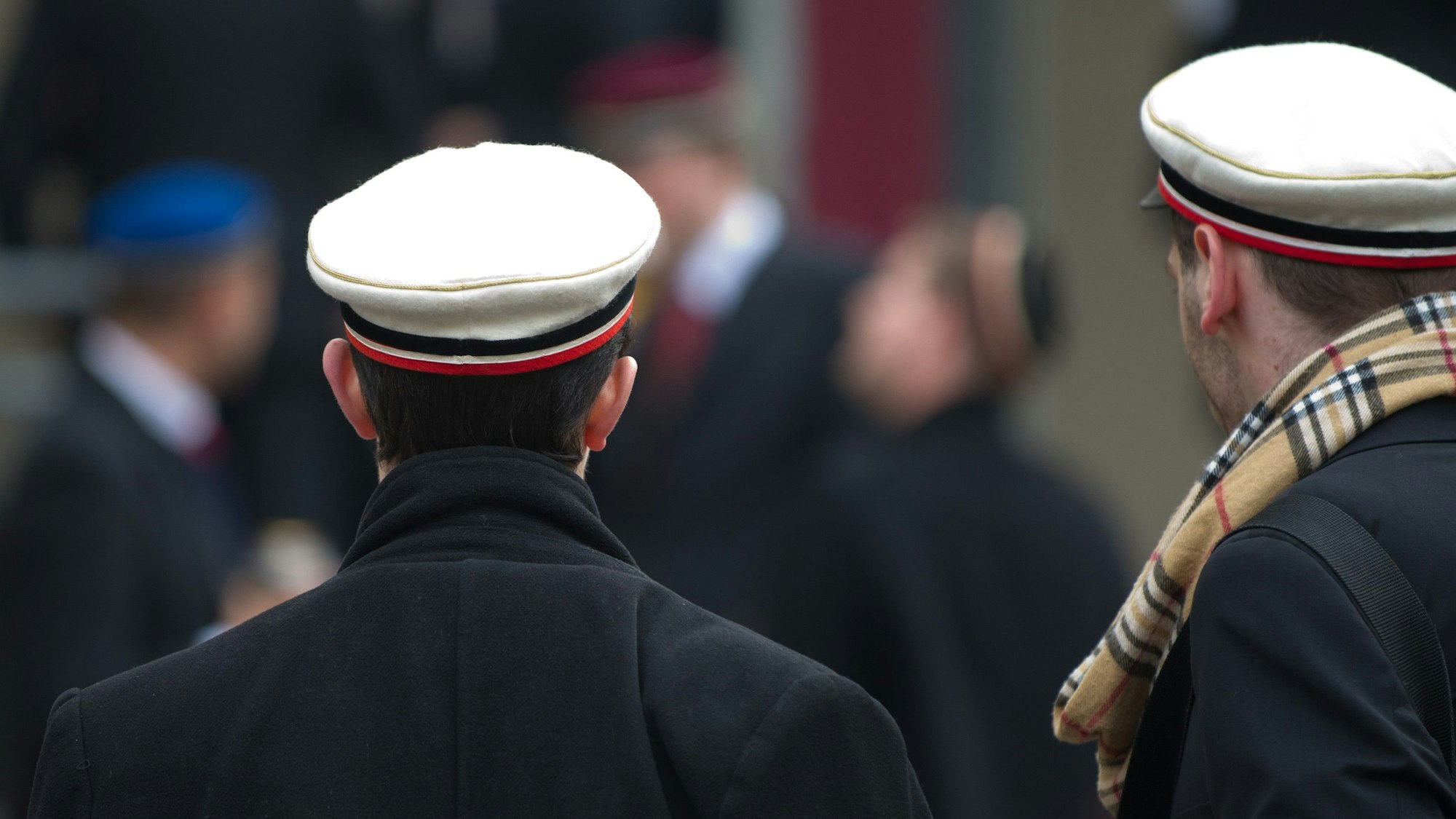 Verbindungsmitglieder bei einem Treffen der Deutschen Burschenschaften (Archivfoto).