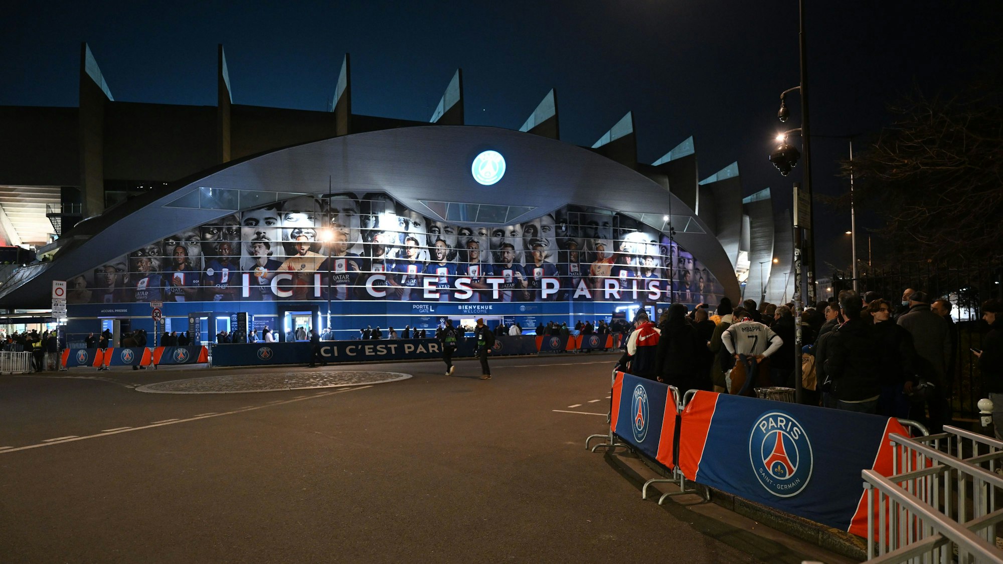 Der Parc des Princes in Paris