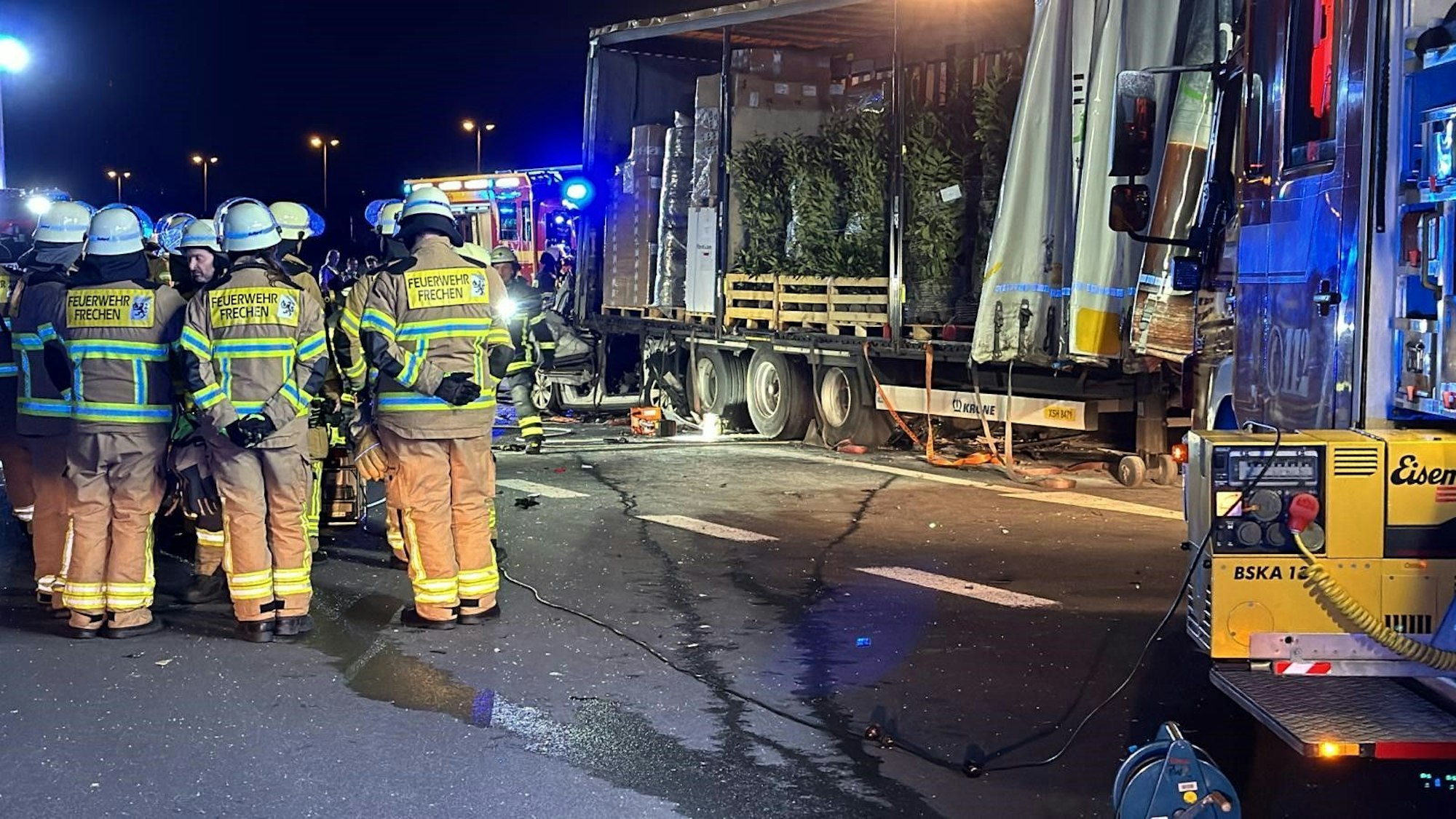 Tödlicher Unfall am Rastplatz Frechen Nord am Montagabend (8. April)