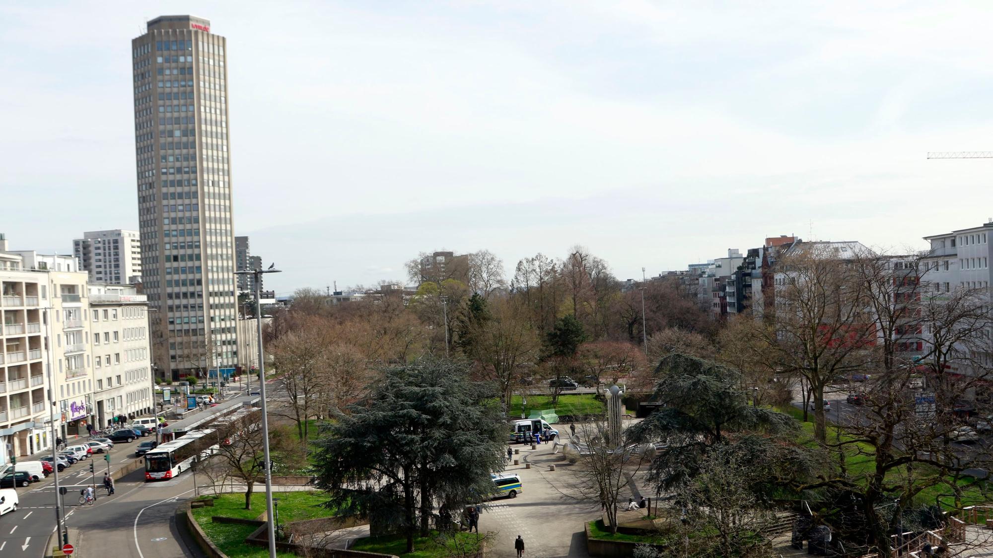 Blick auf den Ebertplatz.