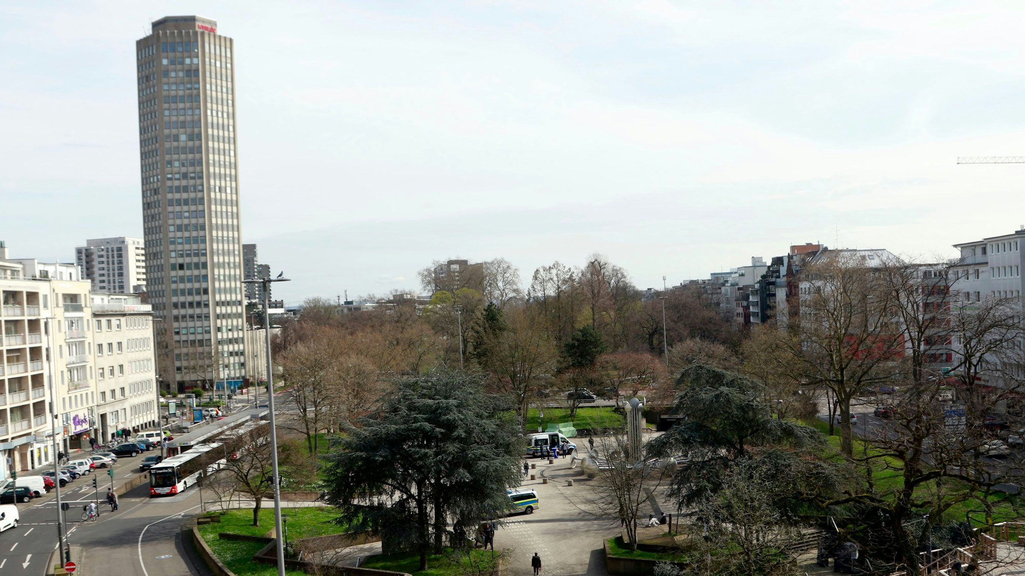 Blick auf den Ebertplatz.
