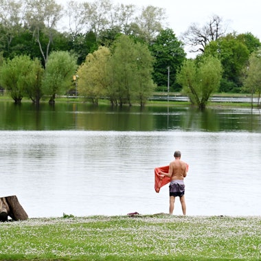 An dieser Stelle von See 1 ist das Baden ab Mai erlaubt: Ein Novum.