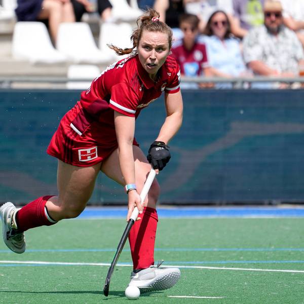 Nike Lorenz KTHC, 11, am Ball, Freisteller, Ganzkörper, Einzelbild, Einzelfoto, Aktion, Action, 03.06.2023, Mannheim Deutschland, Hockey, Deutsche Meisterschaft, Halbfinale, Damen, Der Club an der Alster - Rot-Weiss Köln *** Nike Lorenz KTHC, 11 , on the ball, cutout, full body, single image, single photo, action, action, 03 06 2023, Mannheim Germany , Hockey, German Championship, Semifinal, Ladies, Der Club an der Alster Rot Weiss Köln xozx