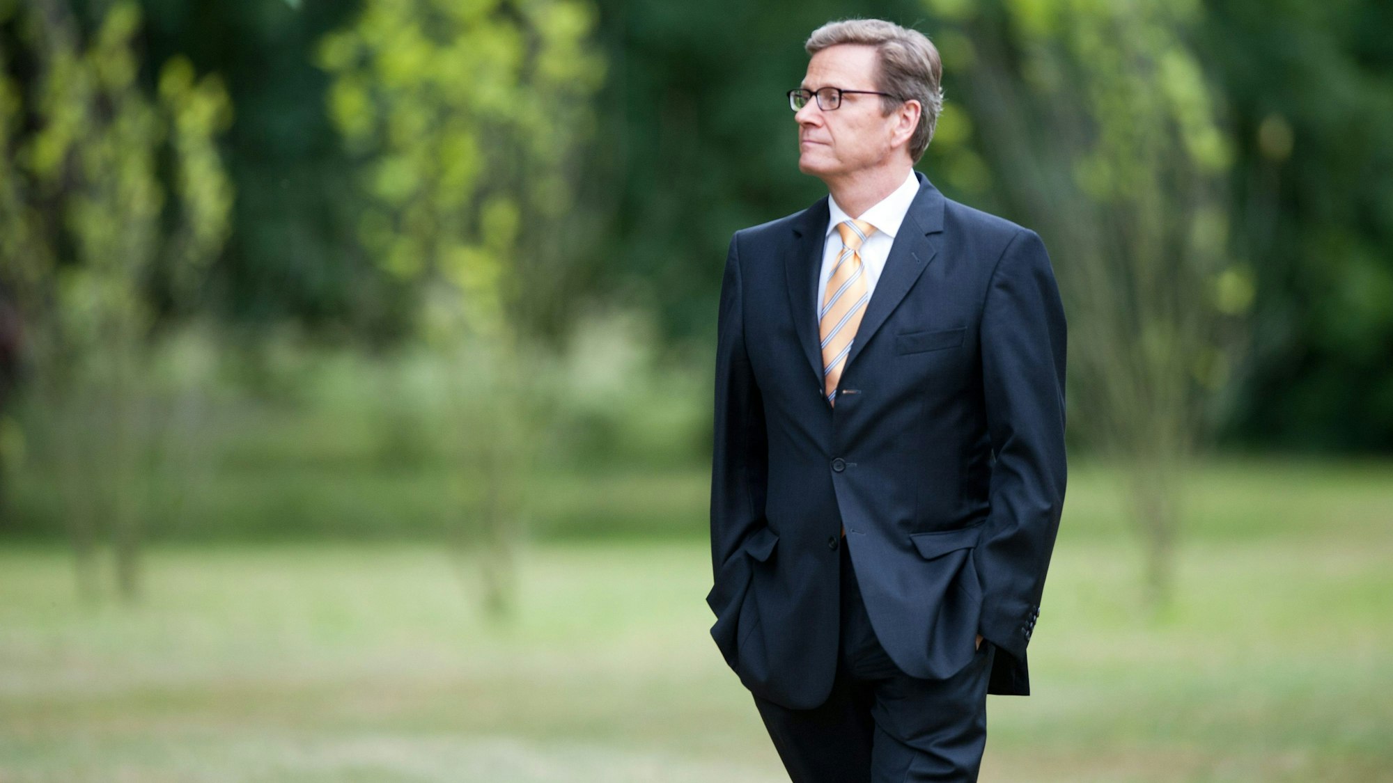 Guido Westerwelle bei einem Empfang in Berlin 2012.