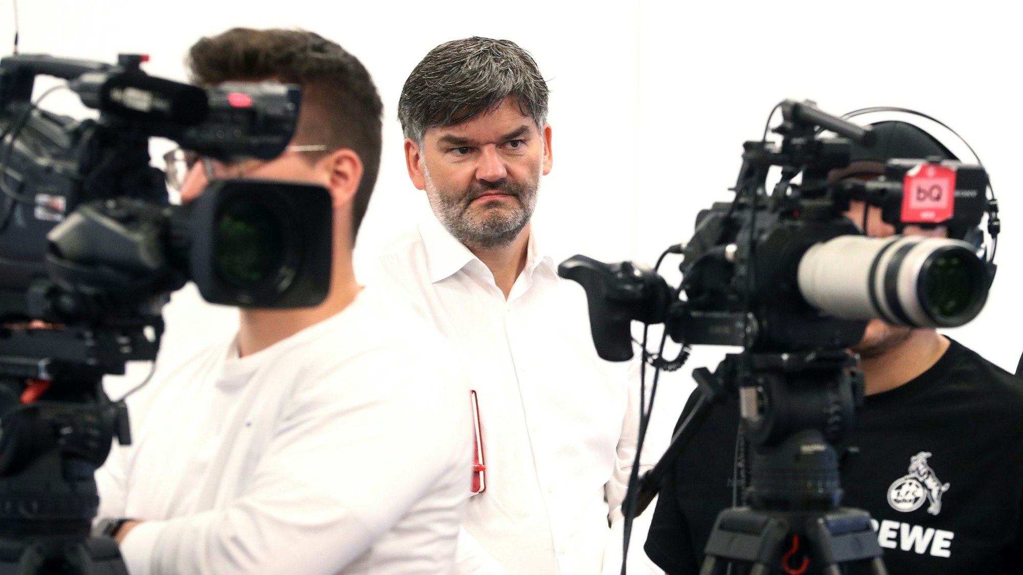 1. FC Köln, Pressekonferenz, Michael Rudolph (1. FC Köln), 27.06.2022, Bild: Herbert Bucco