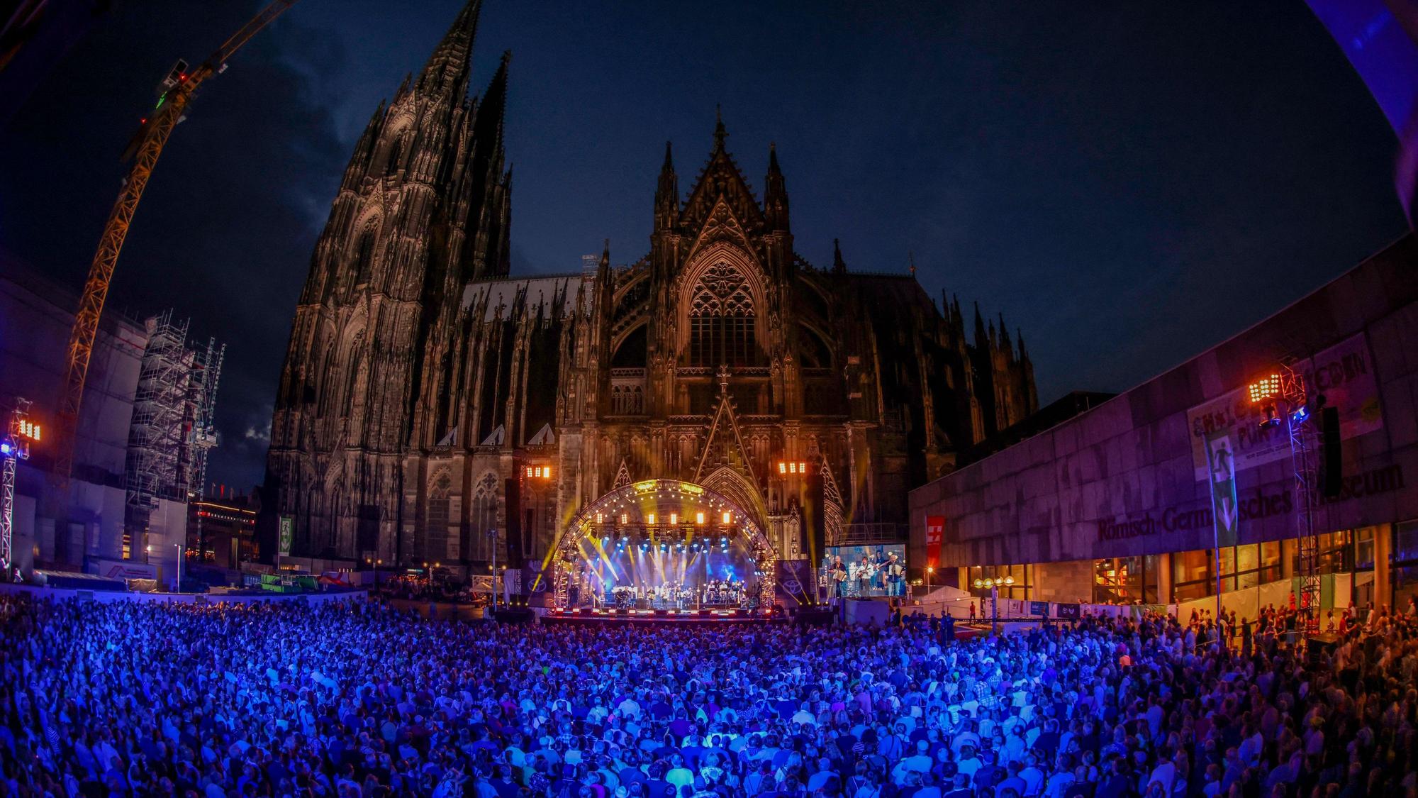 Das Konzert zum 50-jährigen Bestehen der Bläck Fööss im August 2022.