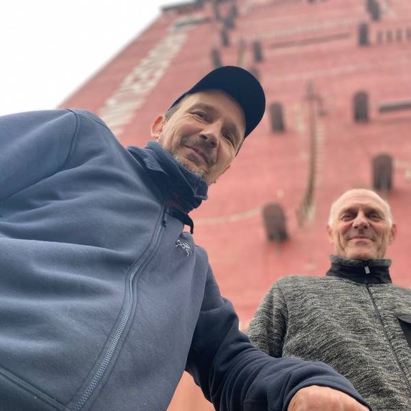 Zu sehen sind Achim Heymann (r.) und Raimund Bechtloff.