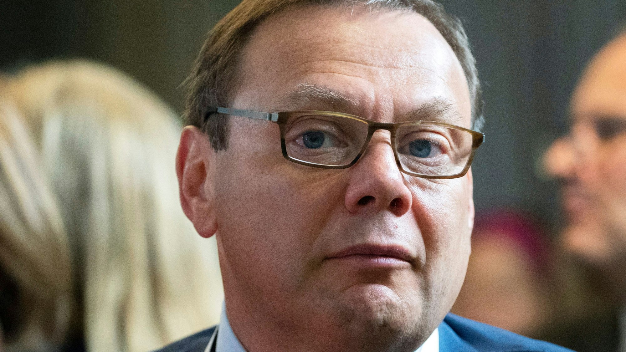 Der russische Geschäftsmann und Mitbegründer der Alfa-Gruppe Michail Fridman bei einer Konferenz in Moskau.