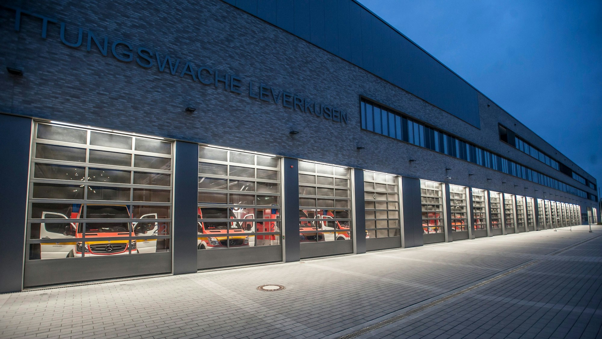 Die Hauptwache der Leverkusener Feuerwehr an der Edith-Weyde-Straße