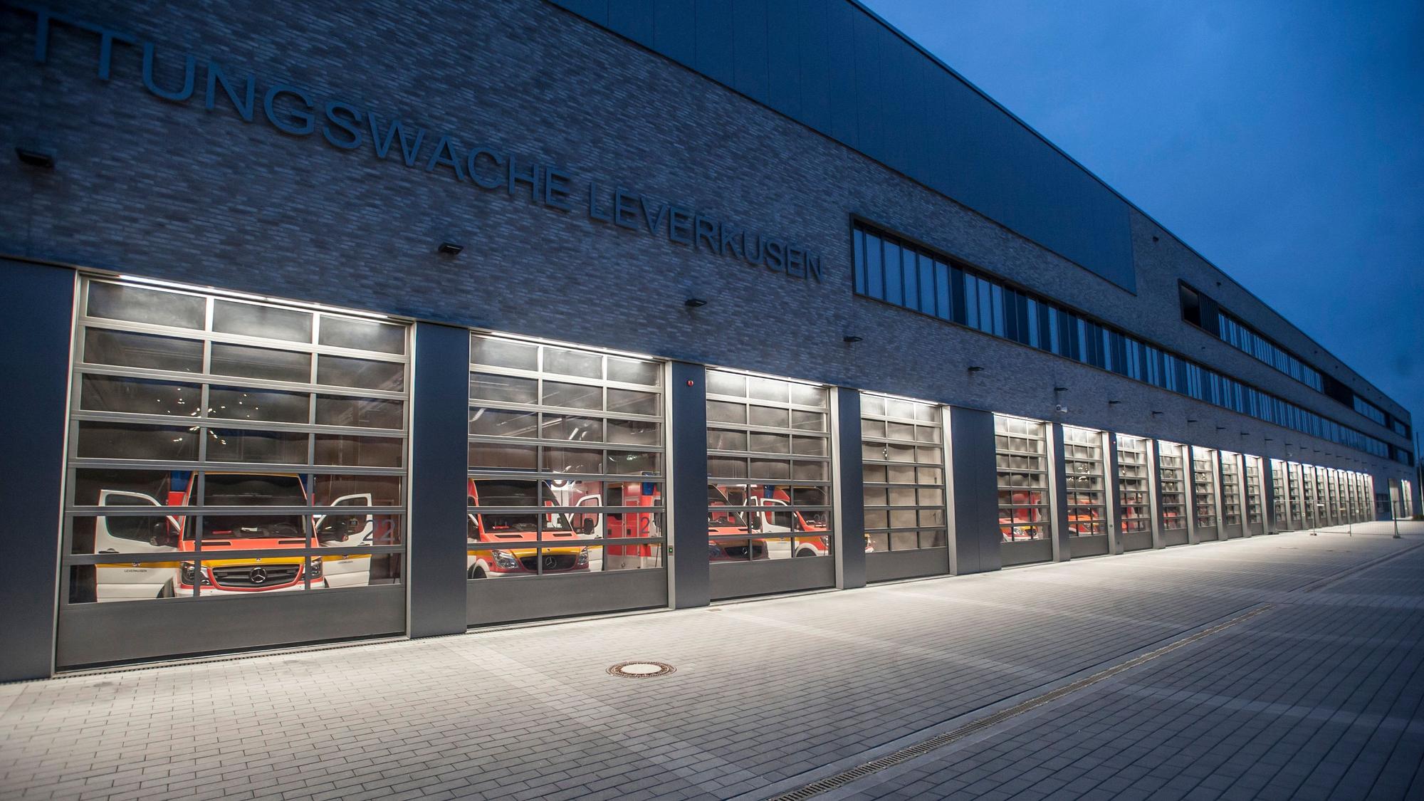 Die Hauptwache der Leverkusener Feuerwehr an der Edith-Weyde-Straße. Foto: Ralf Krieger