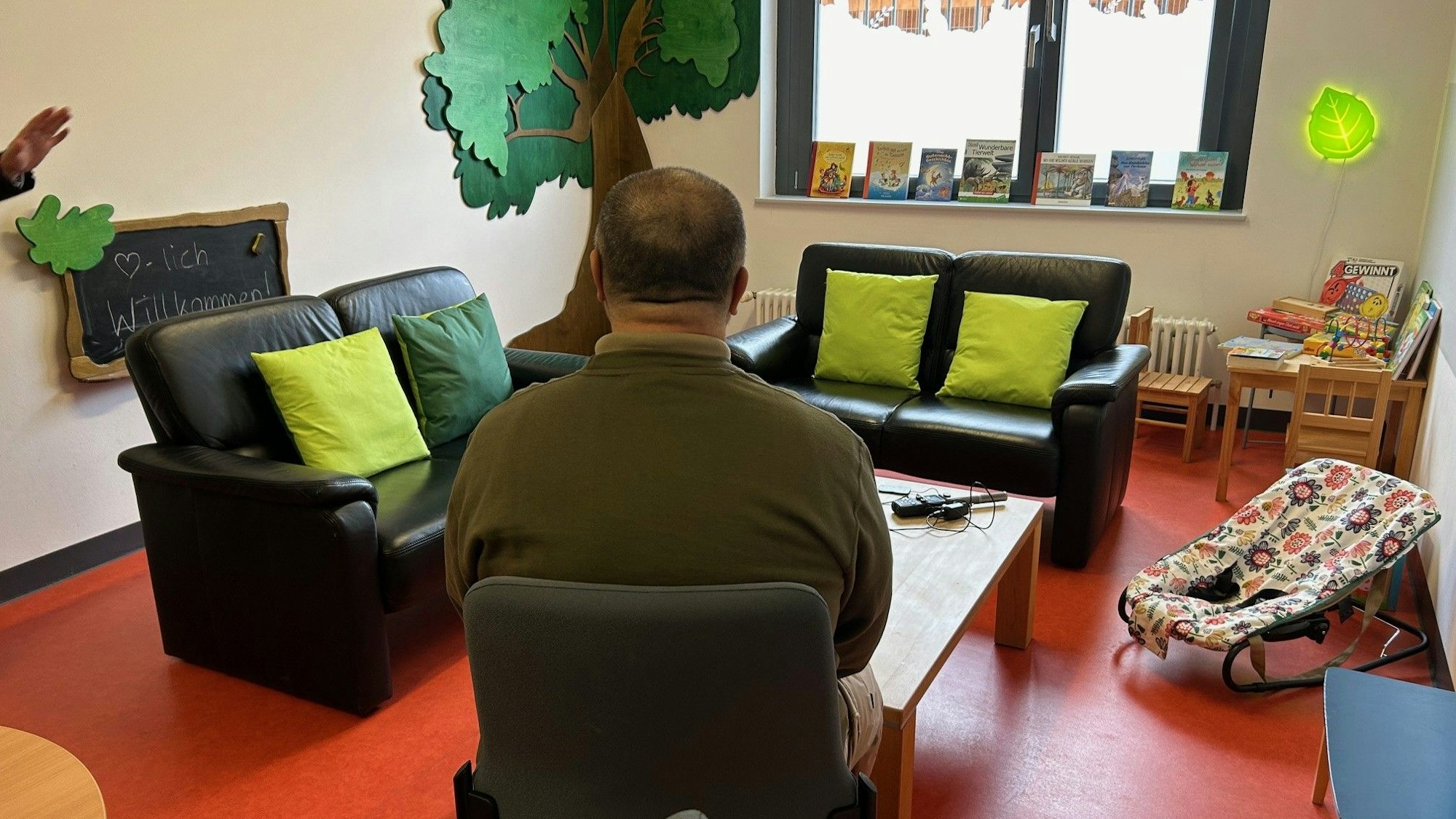 Blick in das Familienzimmer der Justizvollzugsanstalt Willich