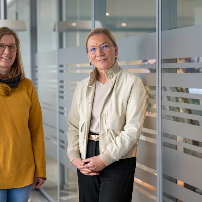 Monika Scholz, Leiterin des Johanneshauses, und Kathrin Möller, Vorständin der GAG.