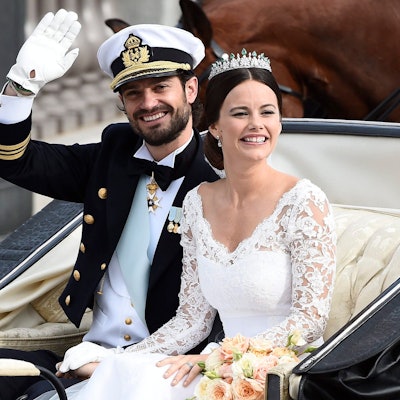 Prinz Carl Philip und Prinzessin Sofia bei ihrer Hochzeit 2015.