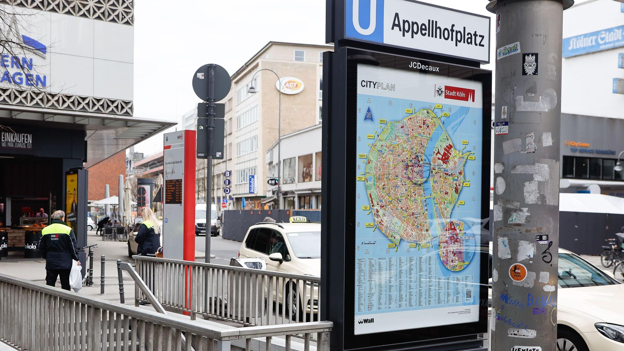 Die Haltestelle Appellhofplatz ist bei vielen Fahrgästen der KVB unbeliebt.