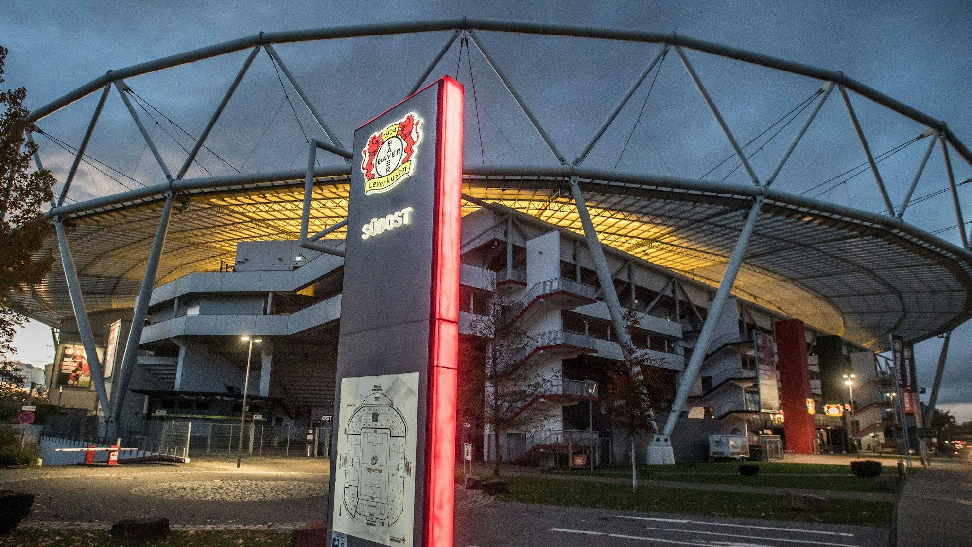 Das Leverkusener Stadion.