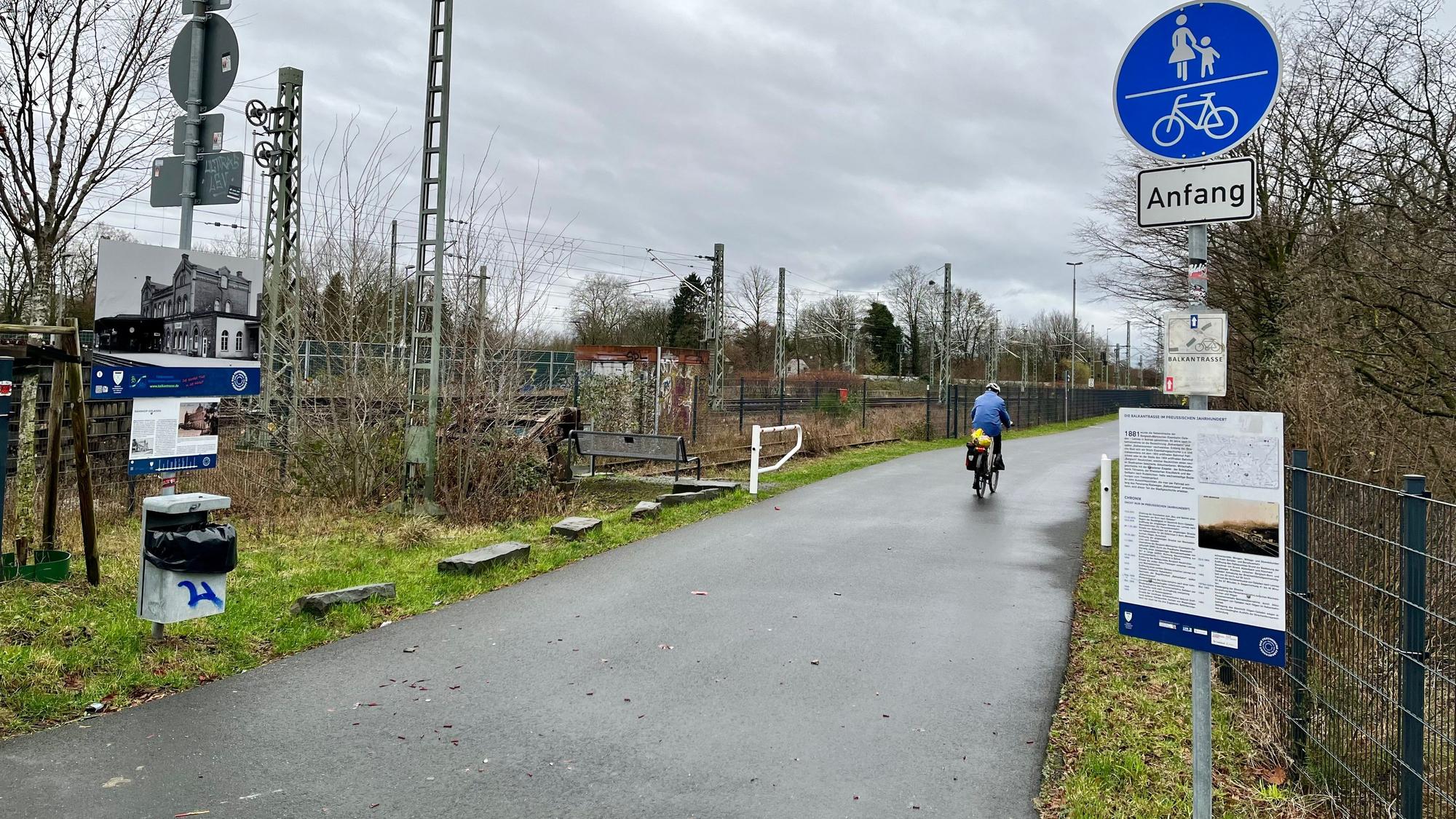 Der Beginn der Balkantrasse in Opladen