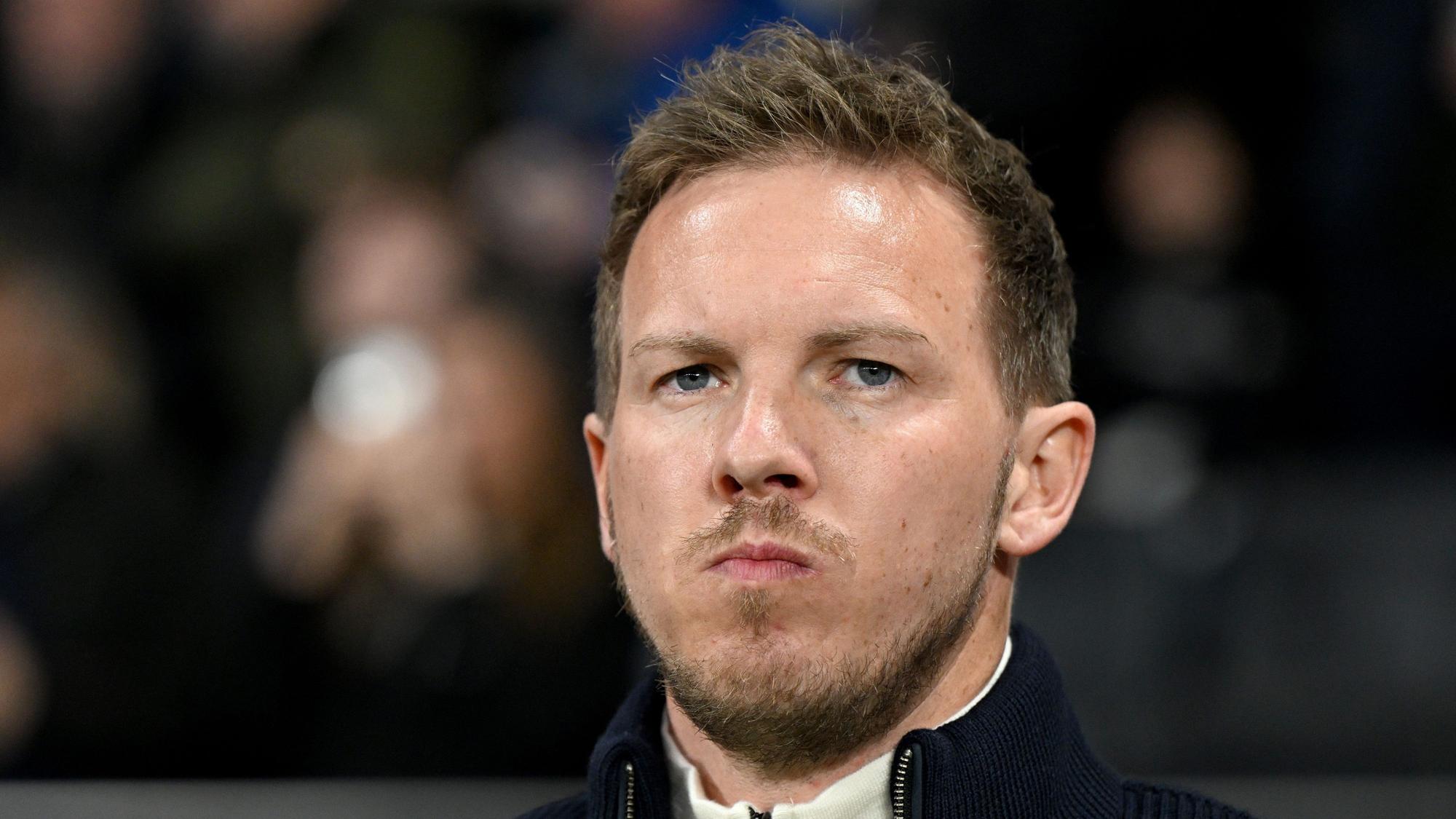 Bundestrainer Julian Nagelsmann vor dem Spiel.