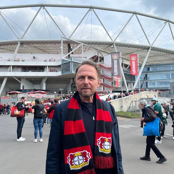 Uwe Richrath vor dem Heimspiel von Bayer 04 Leverkusen gegen Werder Bremen am 14. April 2024.