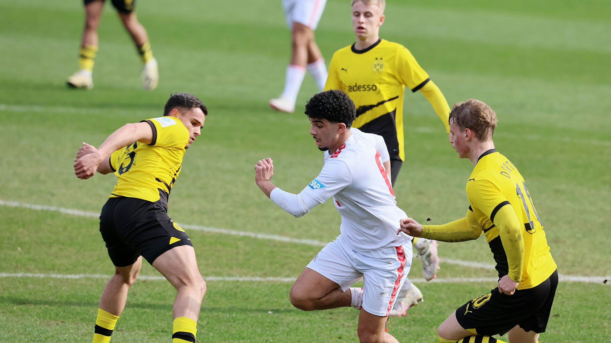 Für die U19 des 1.FC Köln am Ball: Fayssal Harchaoui