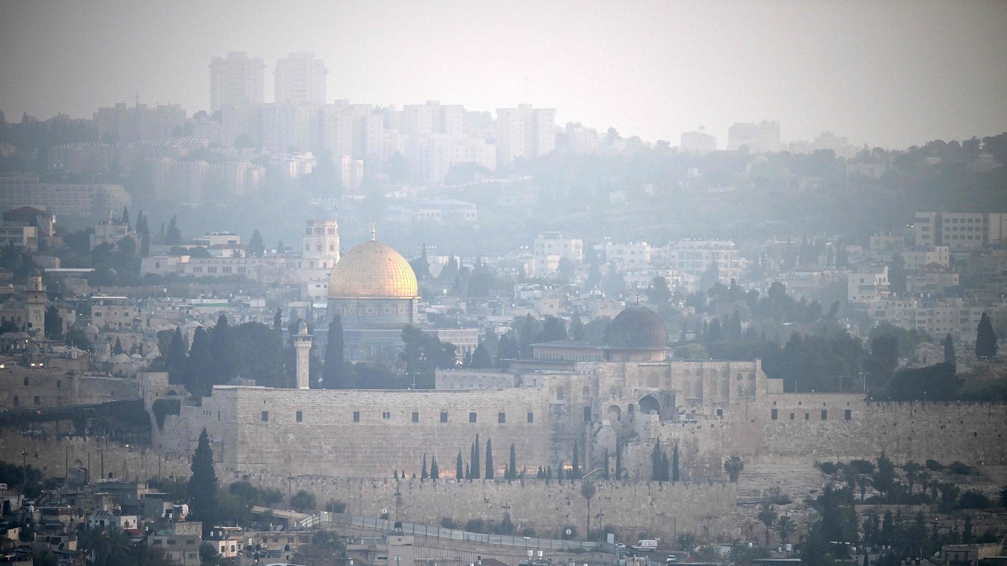 Jerusalem am Morgen des 14. April.