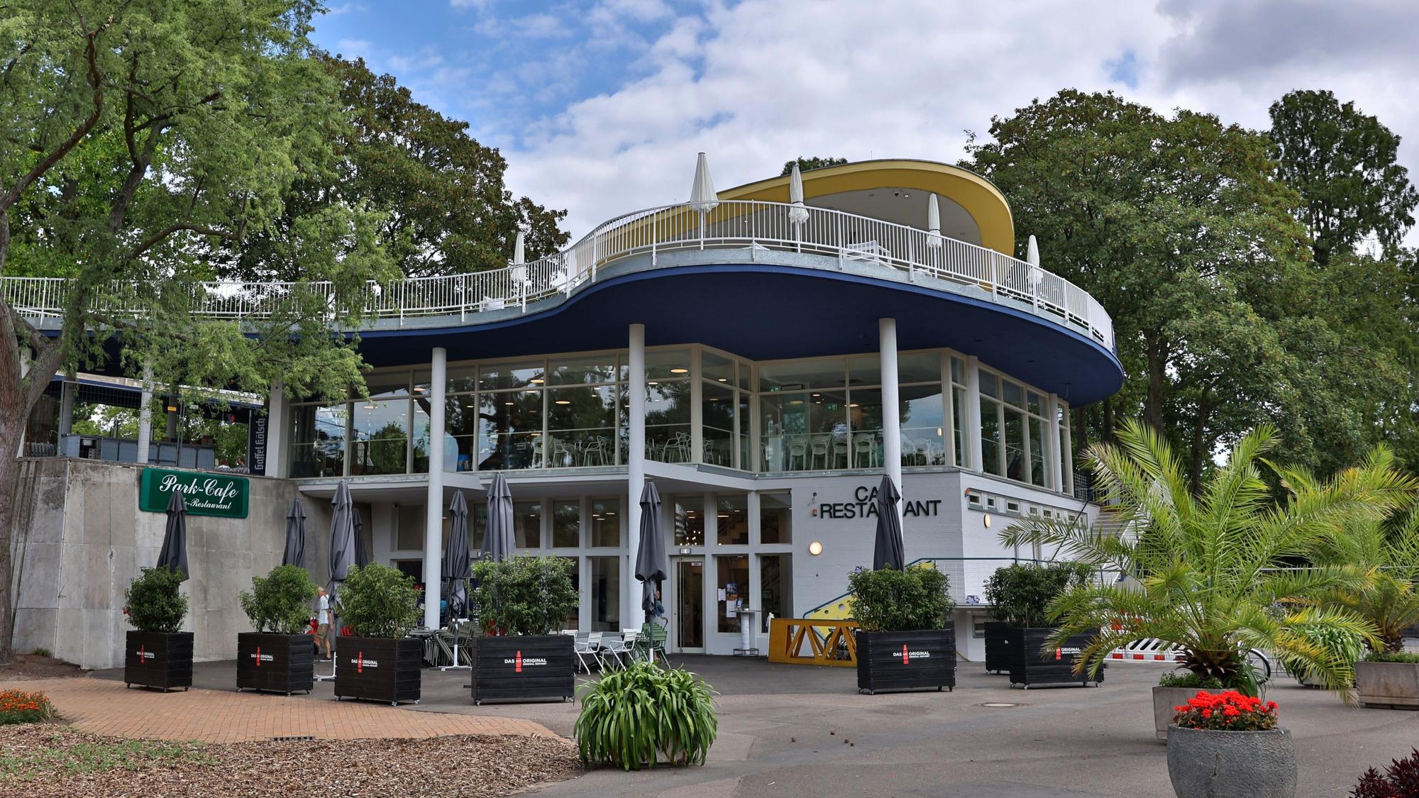 Das Café im Rheinpark. (Archivbild)