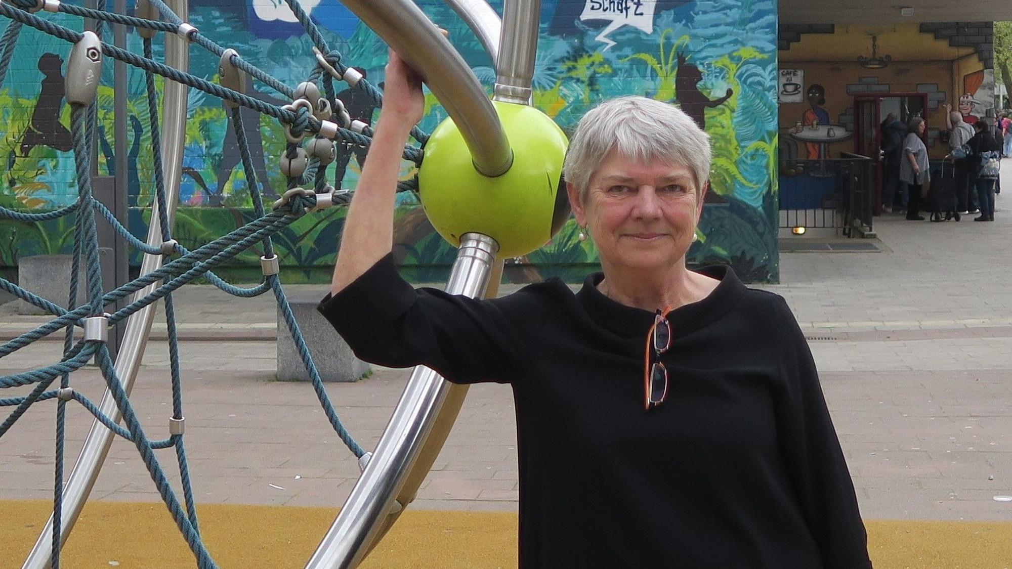 Monika Reisinger im Görlinger Zentrum Foto: Hermans
