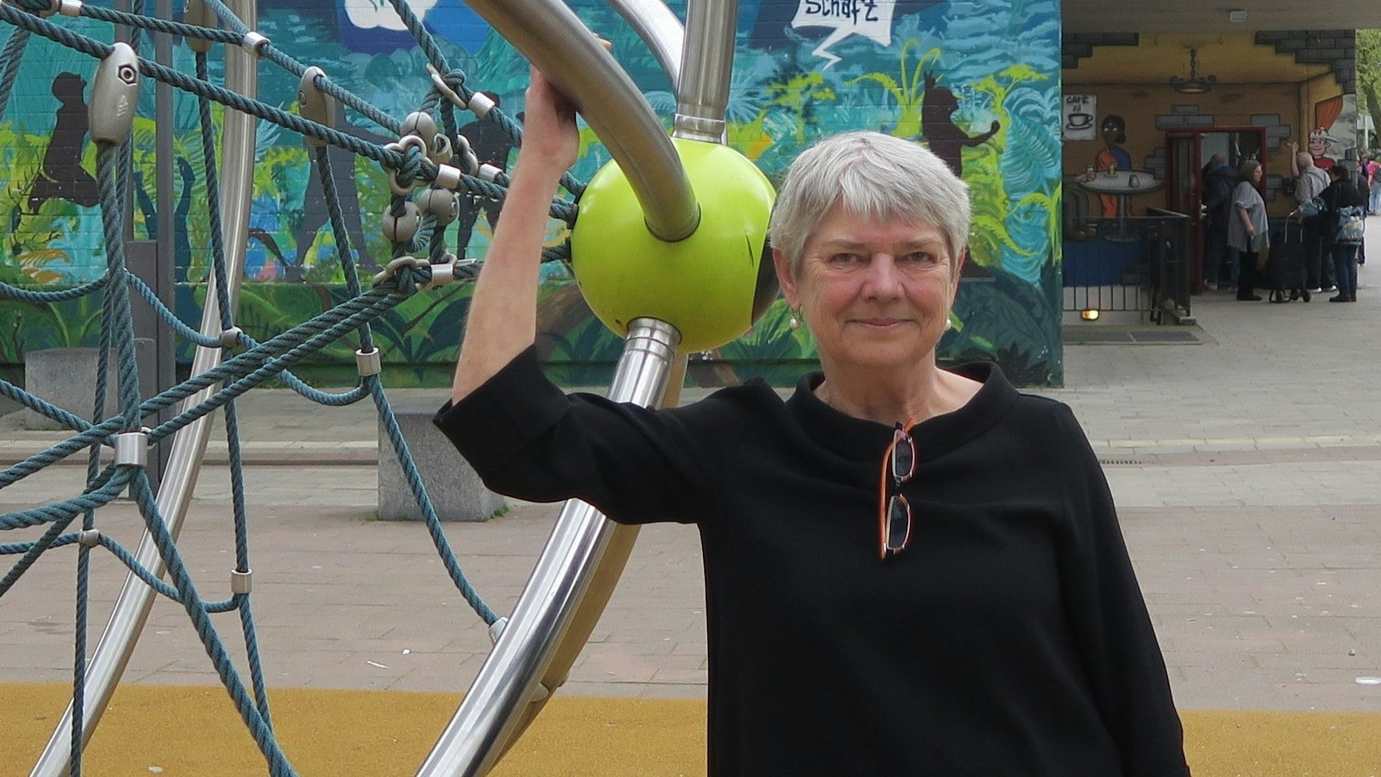 Monika Reisinger im Görlinger Zentrum Foto: Hermans