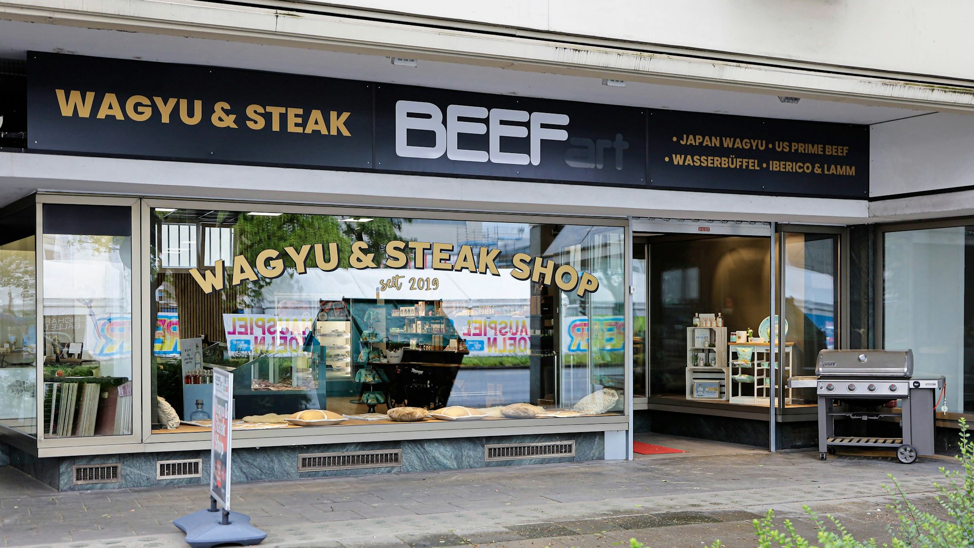 Beef-Art an der Nord-Süd-Fahrt gegenüber der Oper