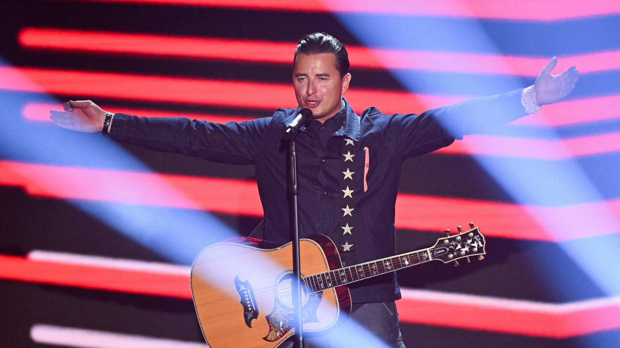 Ein Konzert des österreichischen Sängers Andreas Gabalier ist von Klimaaktivisten unterbrochen worden (Archivbild).
