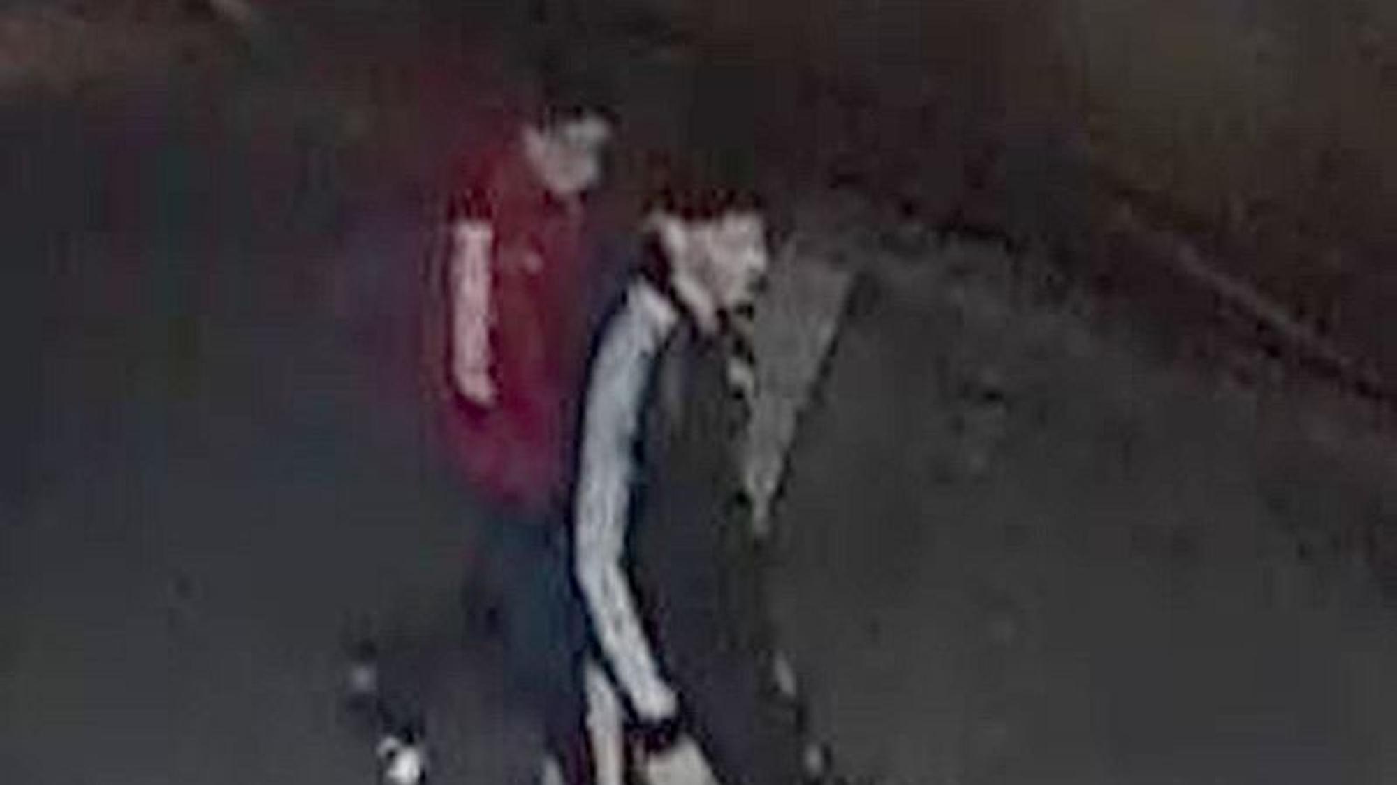 Die Polizei sucht mit einem Fahndungsfoto nach zwei Männern.