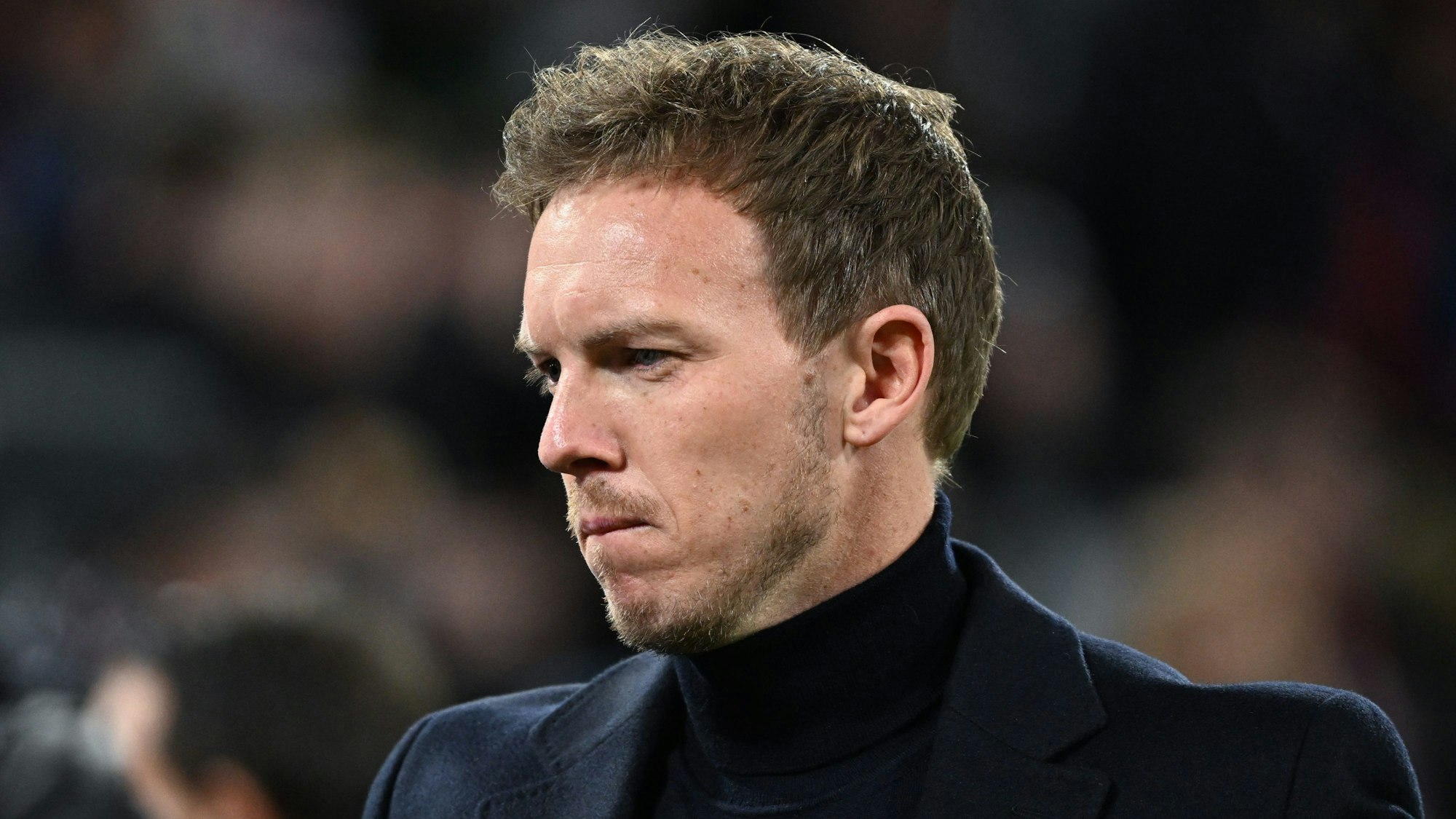 Trainer Julian Nagelsmann vor einem Spiel.