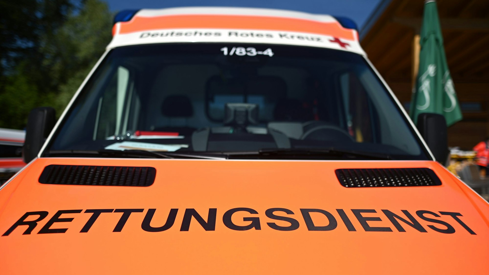 Ein Rettungswagen.