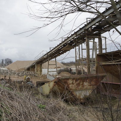 Die Kiesgrube Forster Feld.
