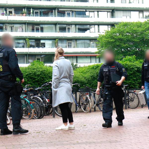 Aktion gegen Schleuser in Köln-Rodenkirchen.