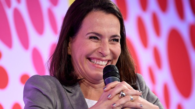 ARCHIV - 03.05.2018, Berlin: 03.05.2018, Berlin: Anne Will, Journalistin spricht auf der Internetkonferenz re:publica.