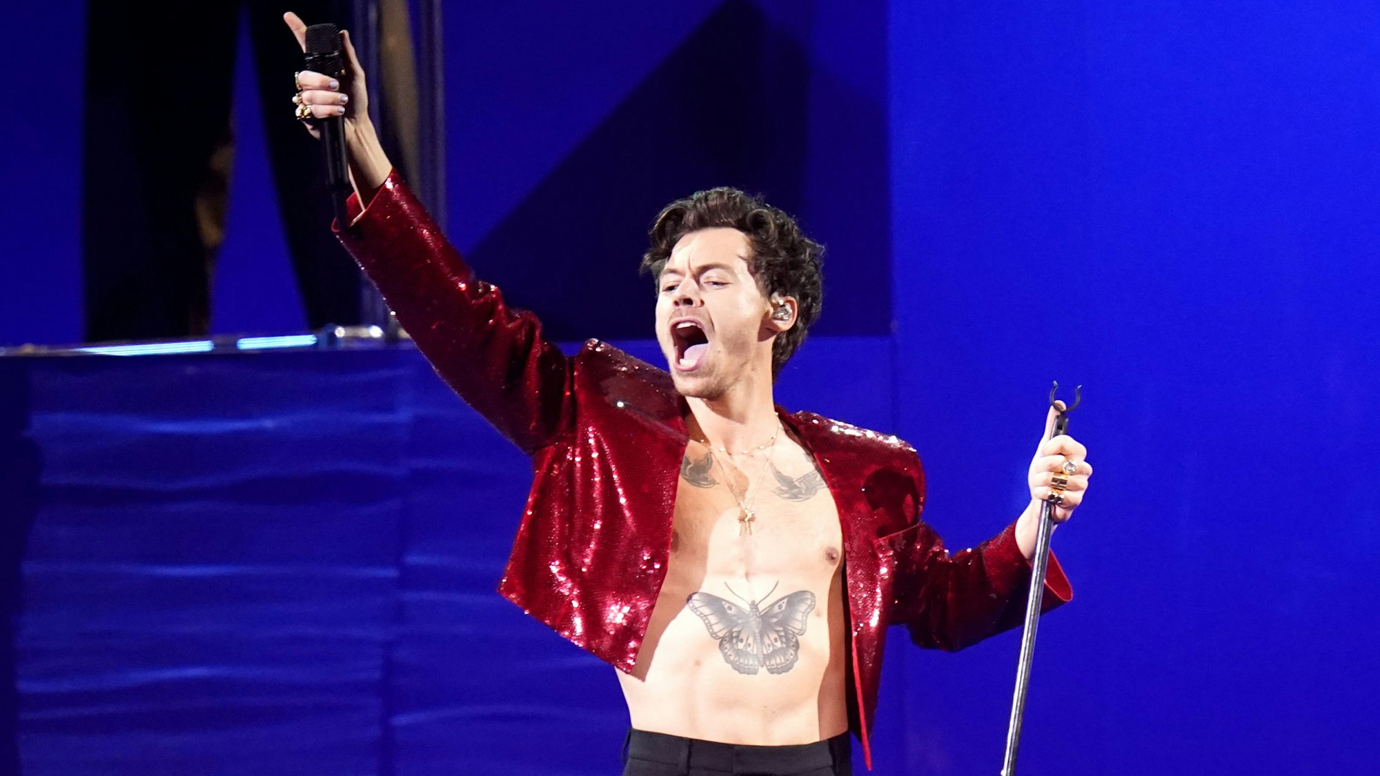 Auch ein Konzert von Harry Styles in Köln nutzten Betrüger. Das Foto zeigt den Sänger bei den Brit Awards 2023 in London.