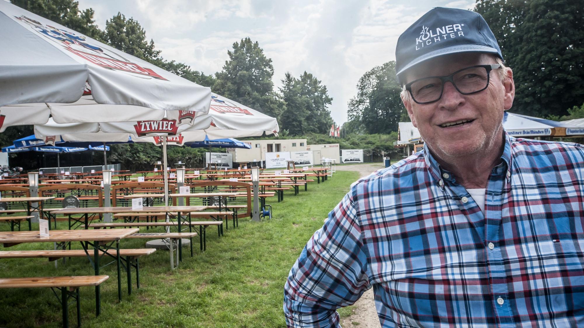 Werner Nolden auf dem Sommergarten in Opladen