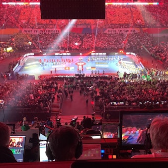 Der Auftakt zur Handball-EM 2024 fand in der Düsseldorfer Merkur-Arena statt.