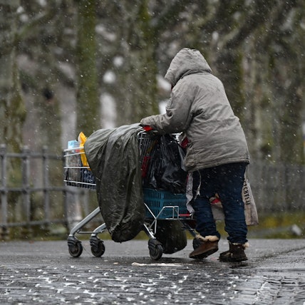 Im Oberbergischen Kreis auch heute noch die Ausnahme: Menschen, die auf der Straße und im Freien leben.